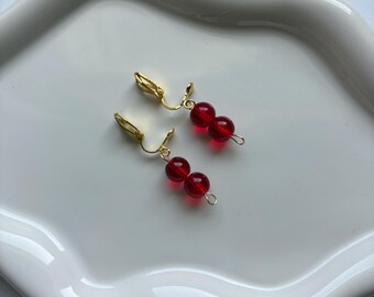 Red  Earrings |