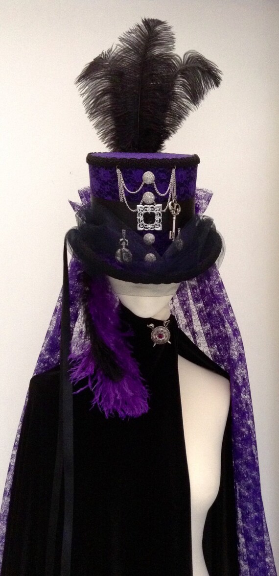 purple steampunk top hat