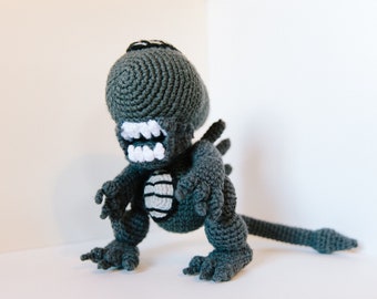Cuddly Xenomorph Crocheted Amigurumi