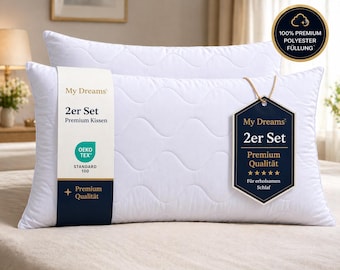 Premium Cushions 40x40 40x80 80x80 – My Dreams – OEKO-TEX® – 100% Polyester Filling – Soft, Washable, Breathable – Top Quality