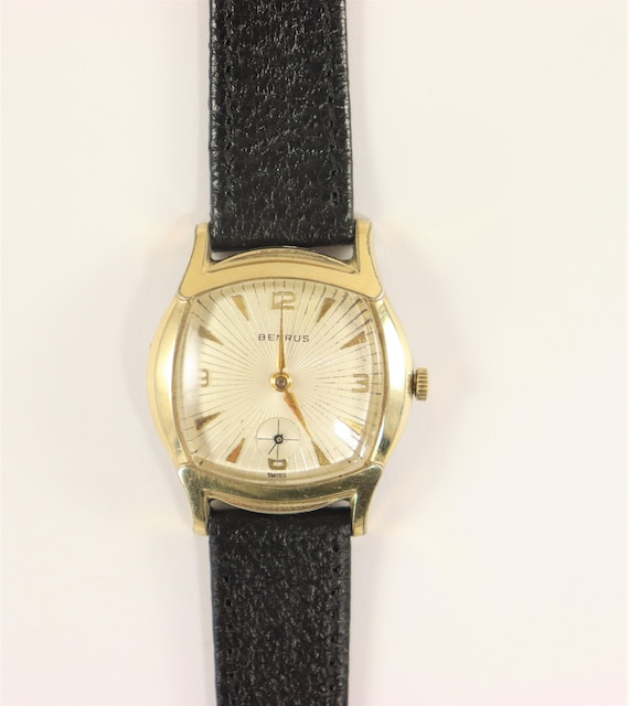BENRUS Swiss Made 10K Rolled Gold Pre-Owned Vinta… - image 2