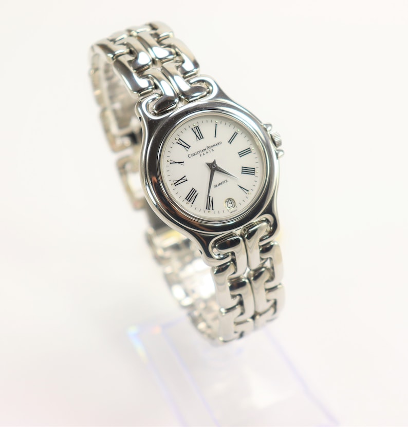 Christian Bernard Stainless Steel Ladies Watch 1990's - Etsy