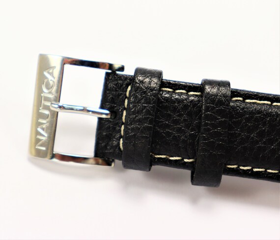 Reloj nautica correa de piel new arrivals