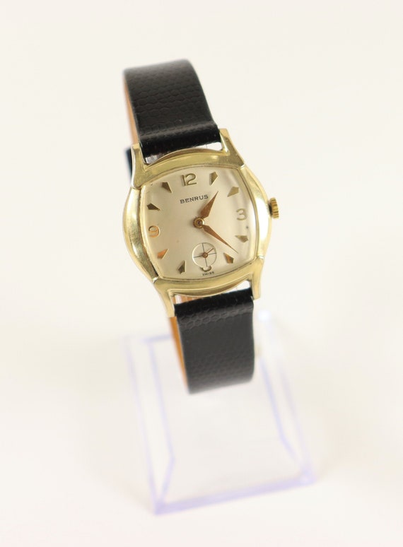 BENRUS Swiss Made 10K Rolled Gold Pre-Owned Vintag