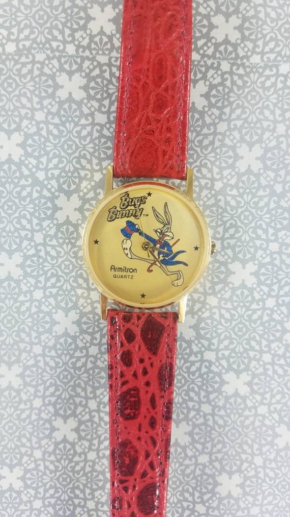 Bugs Bunny watch by ARMITRON (red band) LIMITED ED