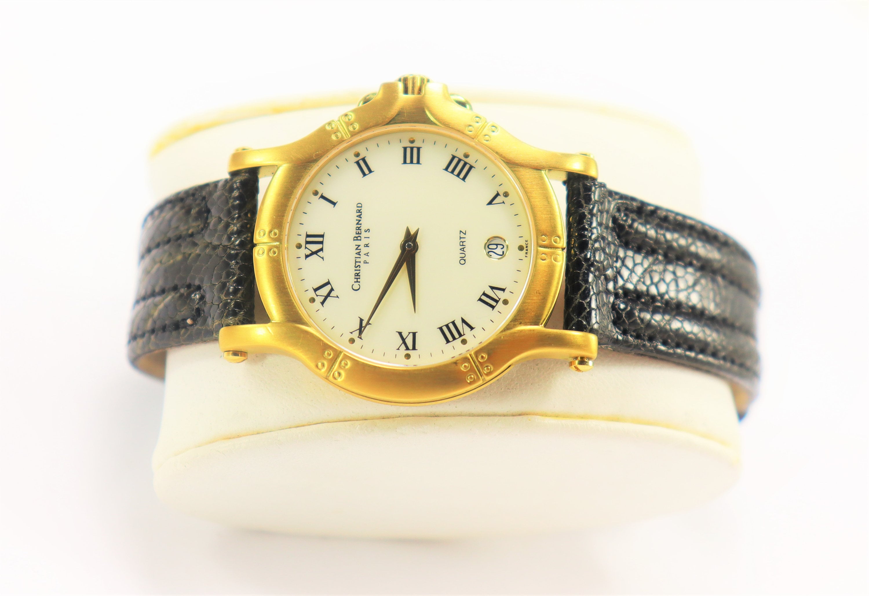 Christian Bernard 18K Gold Electroplated / Stainless Steel 