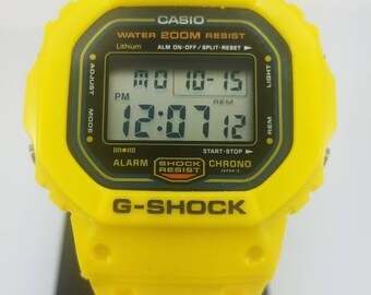 Casio G-shock DW-5600 VERY RARE Yellow 