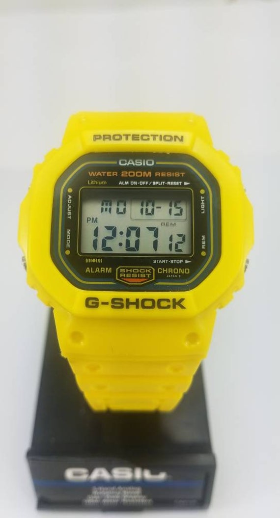 に値下げ! G-SHOCK DW-5600Pイエロー カシオGショック CASIO - 通販
