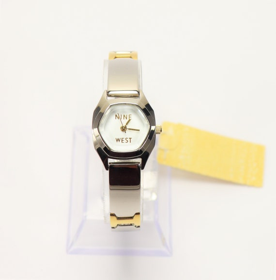 Ladies NINE WEST Stainless Steel Gold Plated Watch