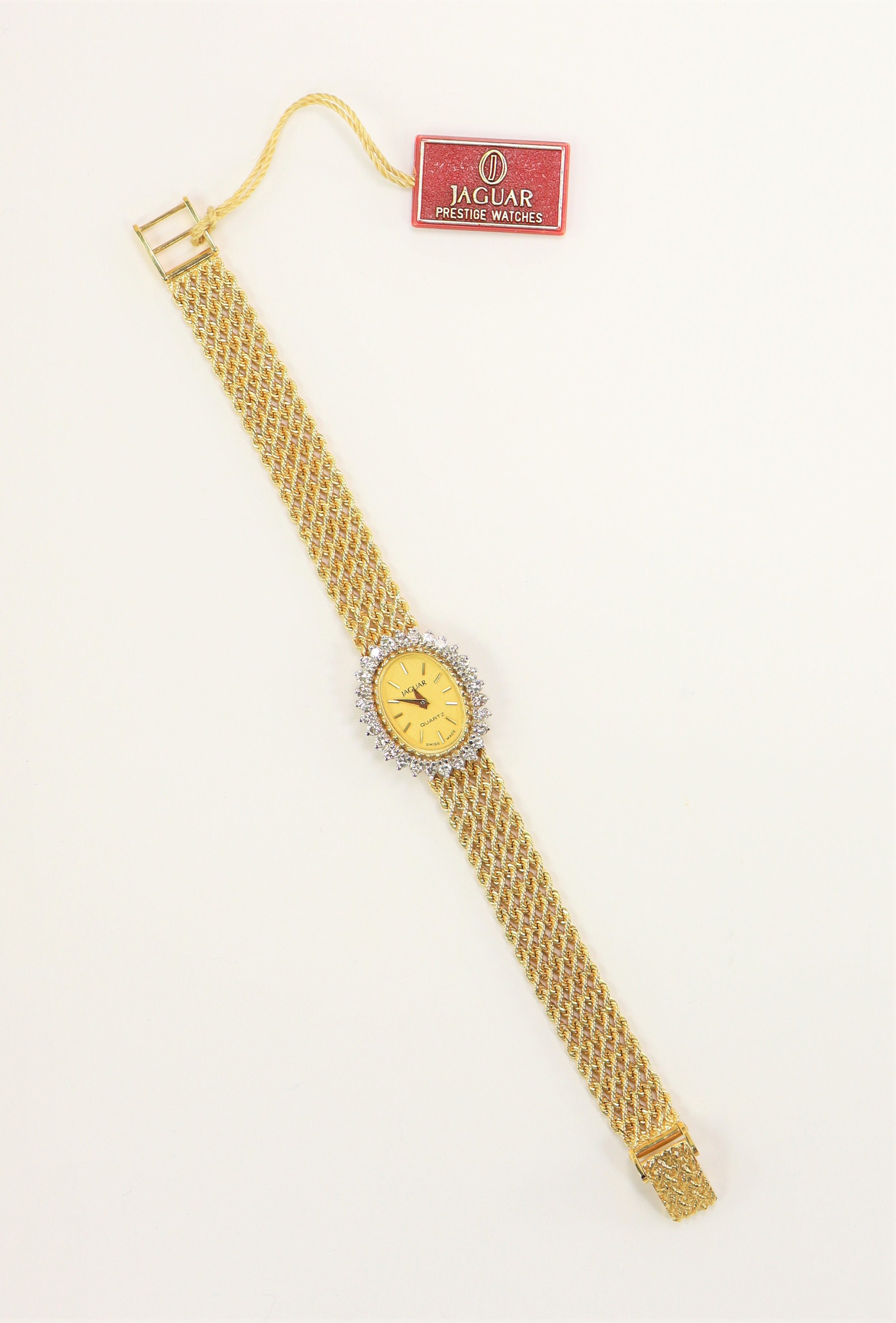 JAGUAR Ladies Watch Swiss Made Quartz Movement 14k Gold With
