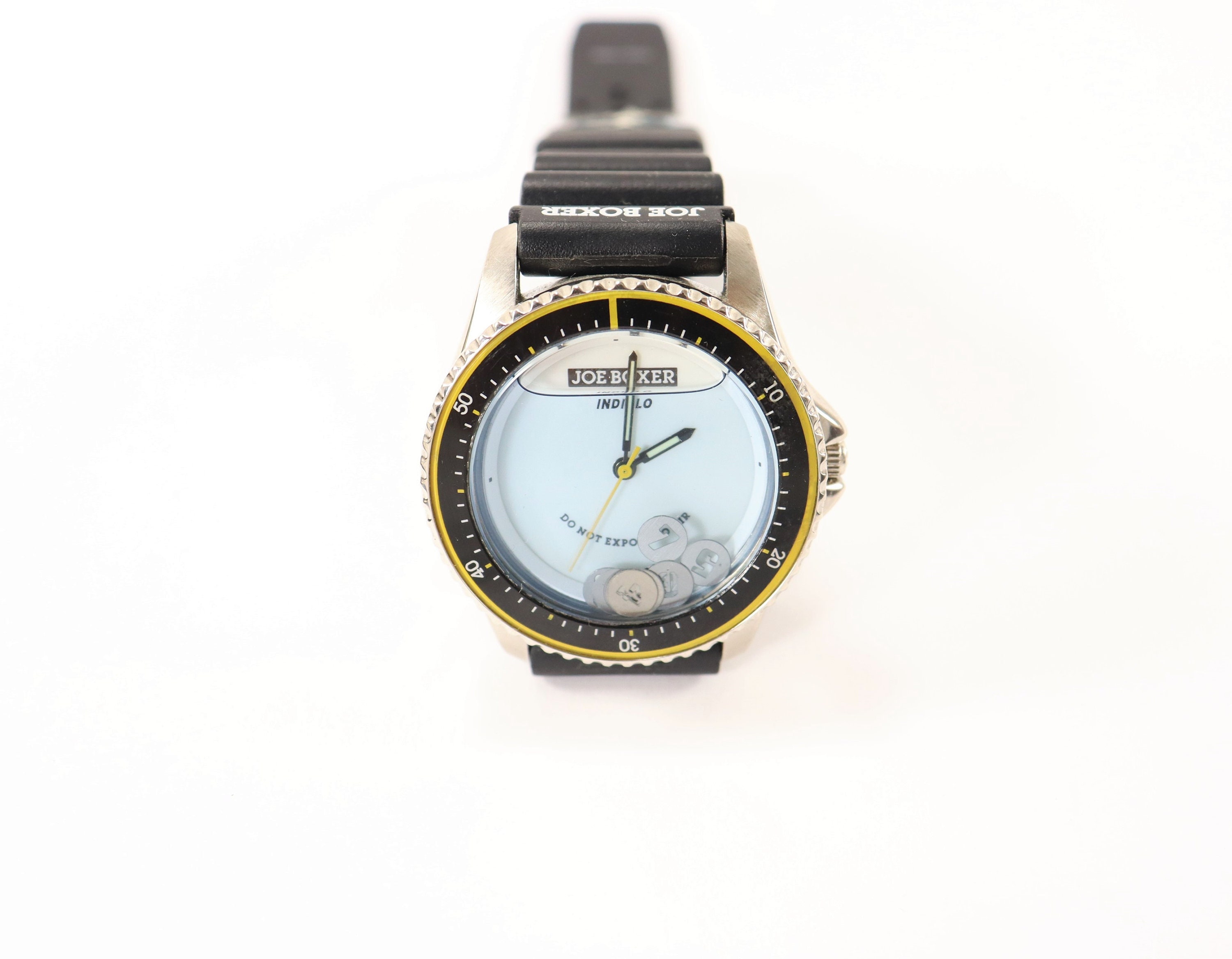 Joe Boxer ANTI DIVING Watch with Floating Numbers Etsy