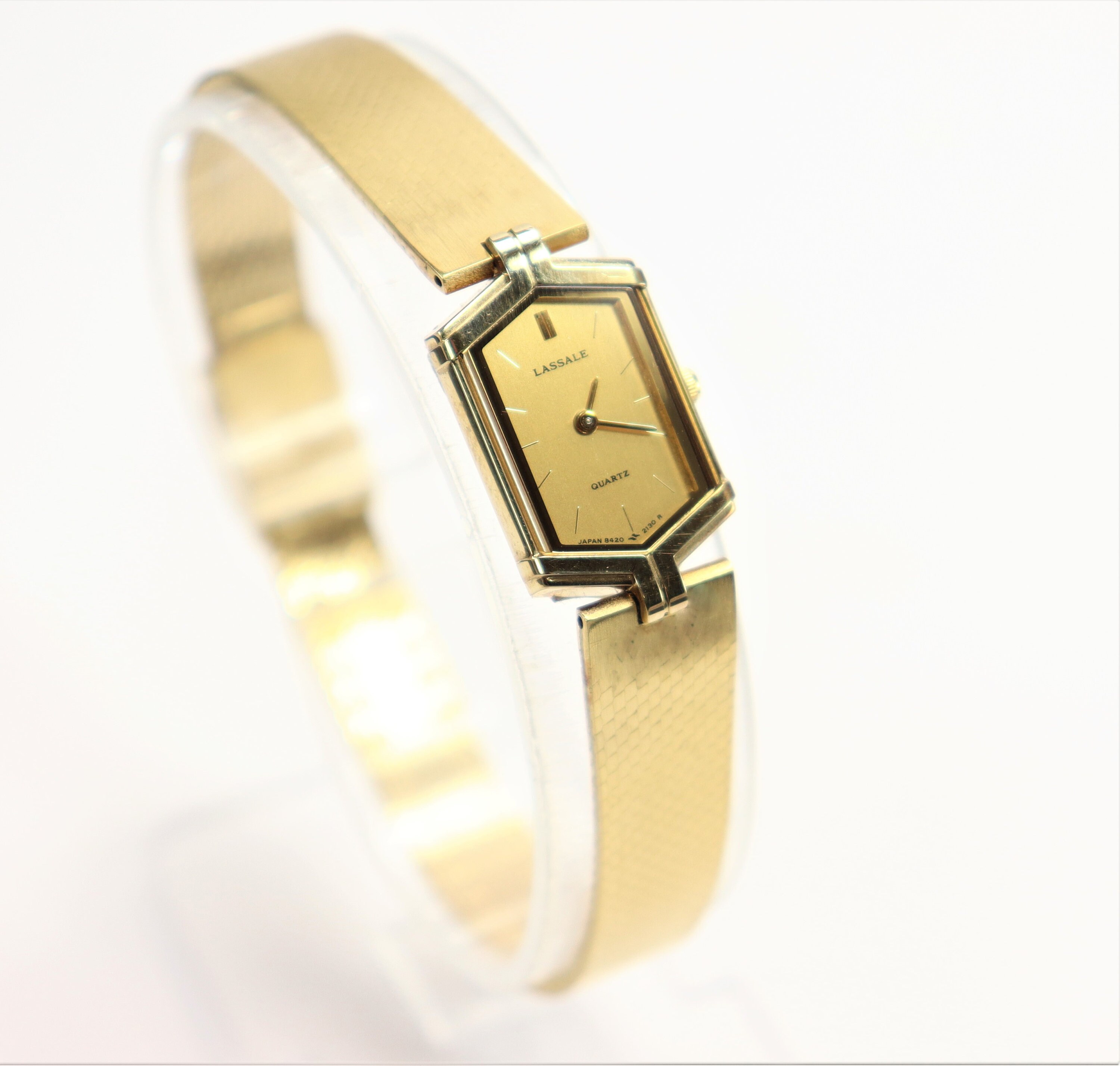 LASSALE Ladies Seiko Brand Watch Gold Plated met Golden Dial | Etsy België