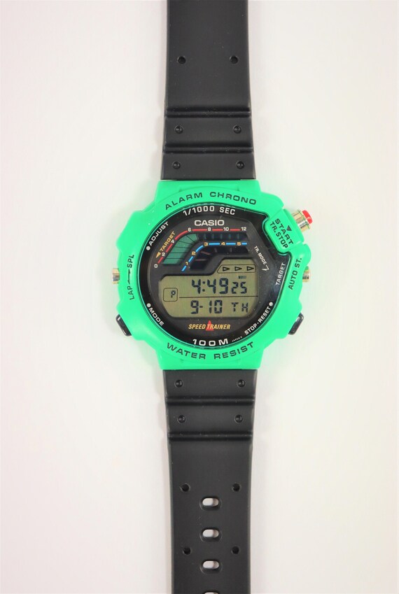 VERY RARE Vintage Casio Wristwatch STR-1000 Speed 