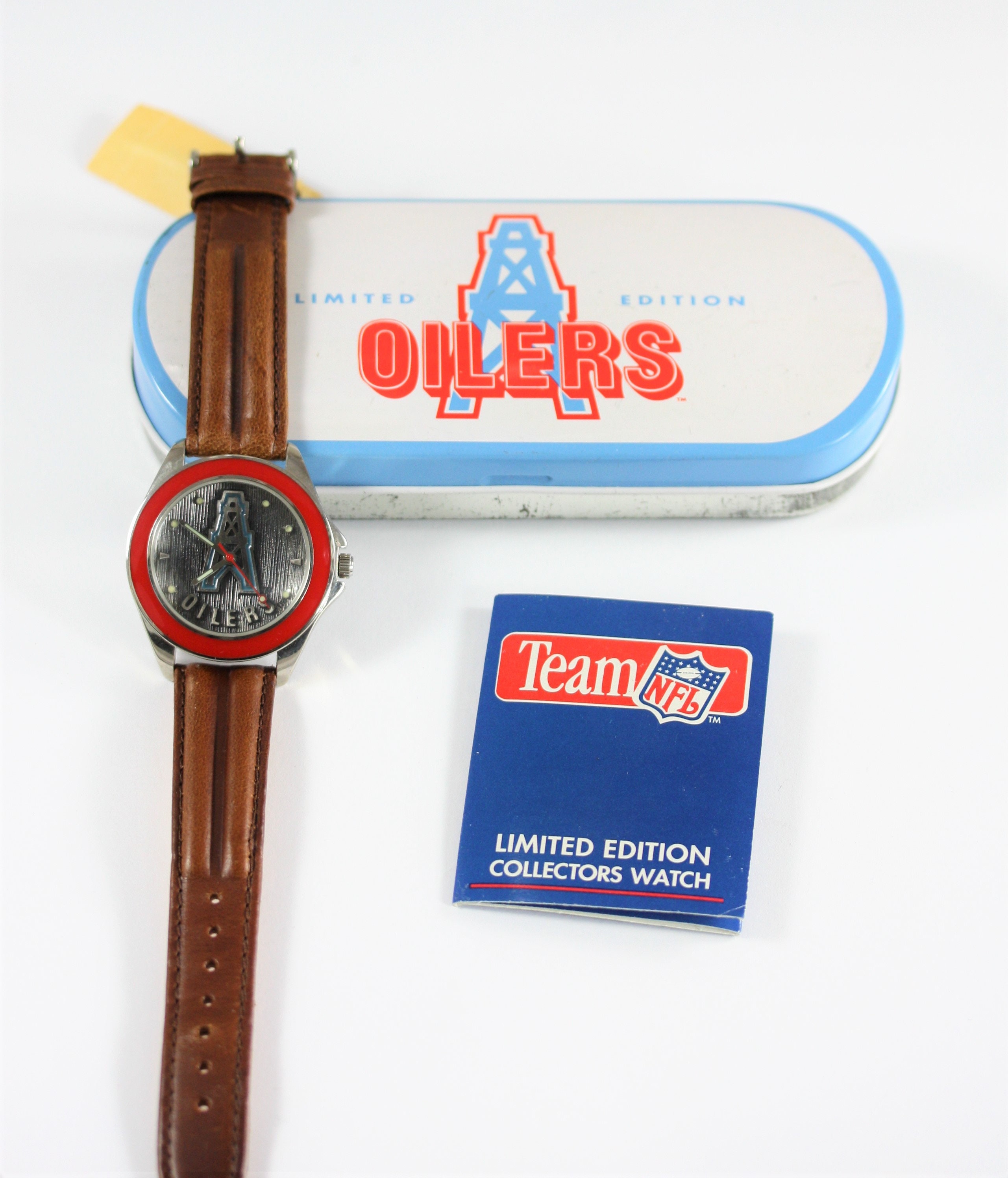 1993 Houston Oilers Watch Made by Fossil Vintage Brand New Old