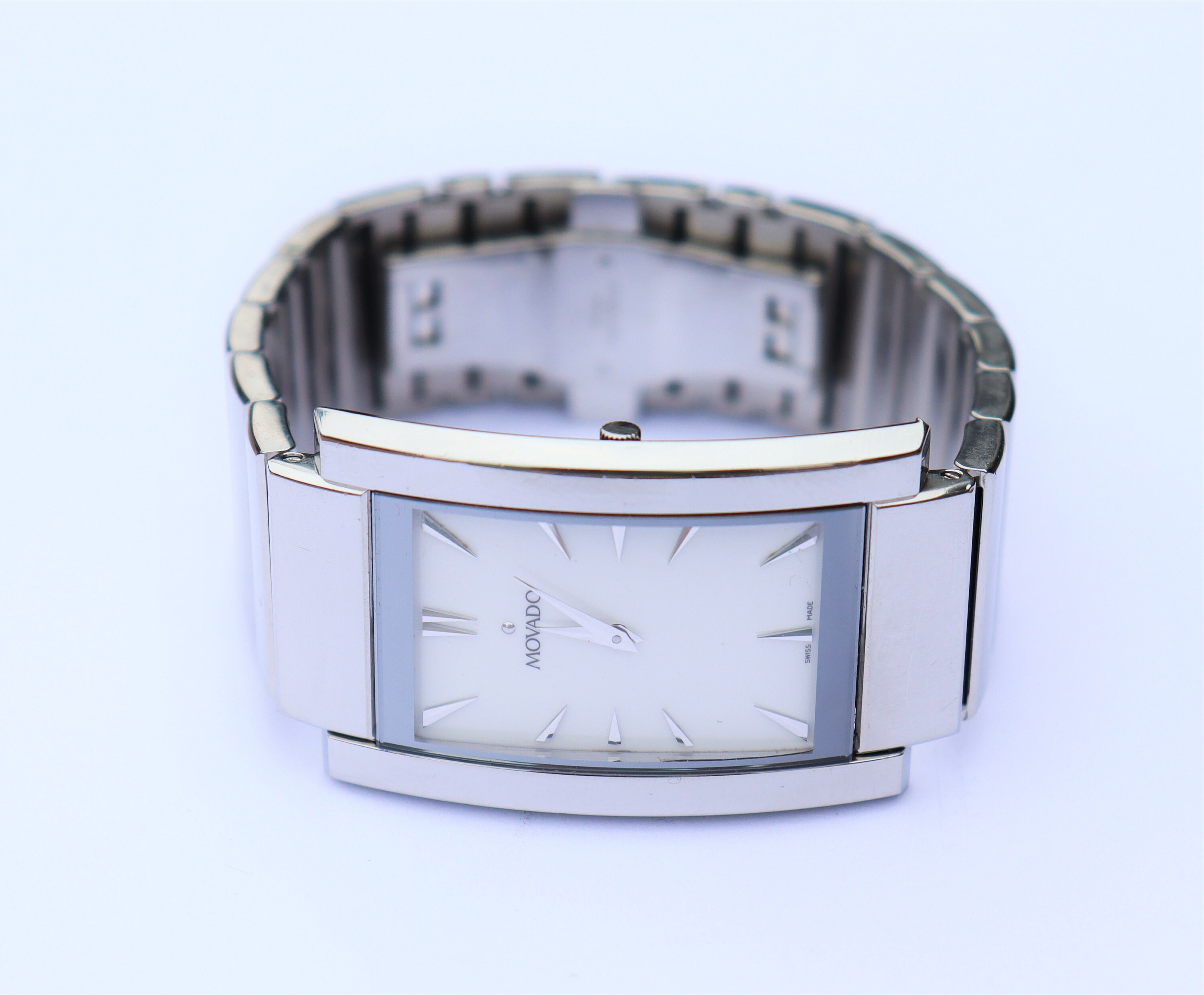 Pre-owned MOVADO Men's Stainless Steel 
