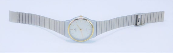 Lorus Watch Stainless Steel Gold Plated 1990's Br… - image 8