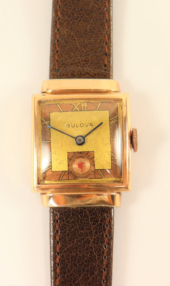 BULOVA 14K Rolled Gold Pre-Owned Vintage Winding … - image 2