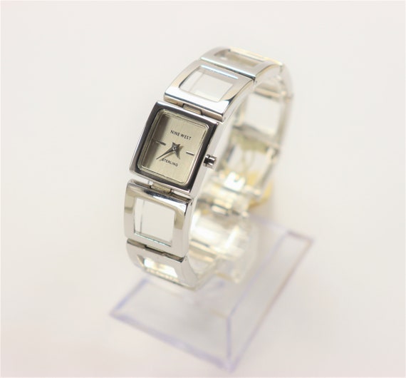 Nine West 9.25 Sterling Silver Ladies Bracelet Wa… - image 1