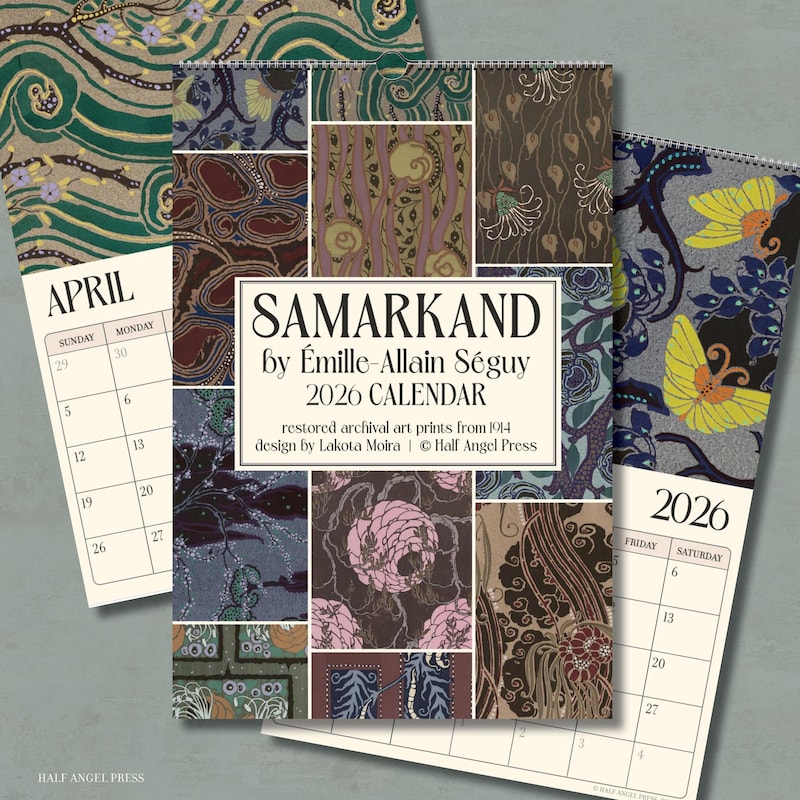 2026 Calendar Lithograph - Etsy