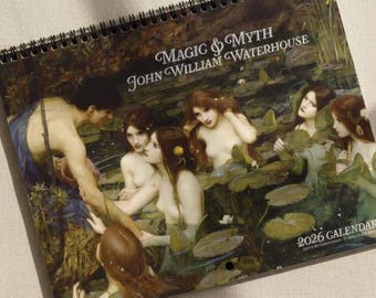 Calendario d'arte fantasy 2027 / Dipinti romantici e mistici preraffaelliti di John William Waterhouse