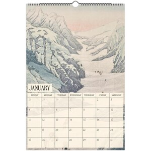 2026 Japanese Art Calendar, Shin-hanga Prints by Kawase Hasui image 3