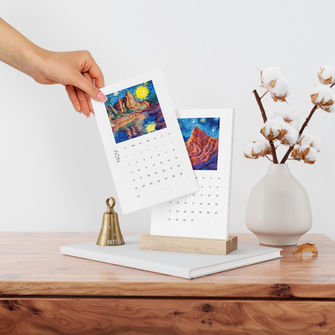 2026 Starry Night National Parks Wall Calendar, Van Gogh Inspired