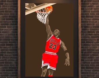 Michael Jordan Digital Print Wall Art