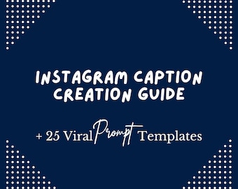 Guia para Criação de Legendas para Instagram + 25 Modelos de Plugins | Ideias de Conteúdo para Redes Sociais | Para Pequenas Empresas | Manual de Redação de Legendas