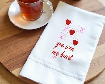 Tic-Tac-Toe Embroidery Design, Valentine Machine Embroidery Design, Couple Embroidery File, Love Embroidery, 9 Sizes, Instant Download