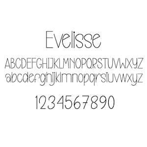 10 Modern Cursive Machine Embroidery Font, Monogram Script Alphabet, Satin Stitch, PES DST, Small Signature Font, 6 Sizes, Instant Download
