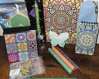Diamond Painting Stationary Bundles/ Notebooks/ Journals