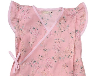 ROBE KIMONO ENFANT, en tissu japonais