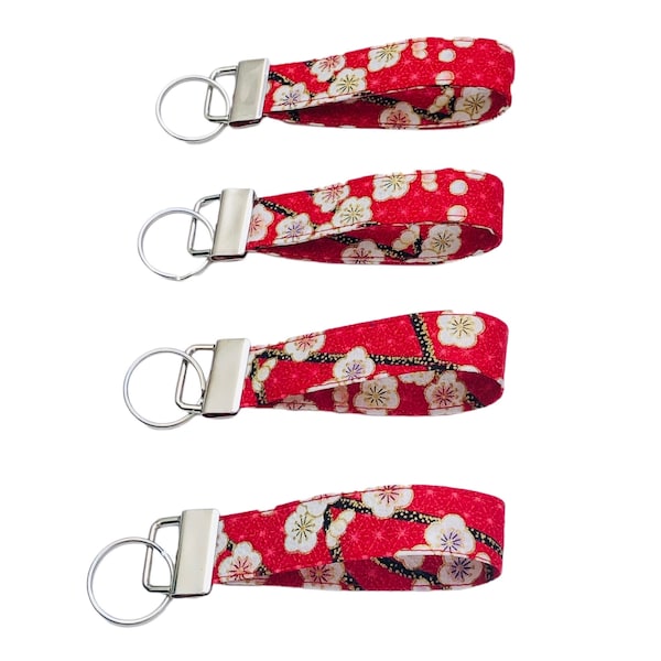 Porte clefs en tissu japonais