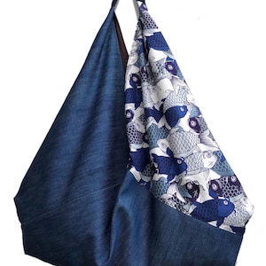 SAC ORIGAMI op traditionele wijze, zakje XXL, sac éco, sac de plage