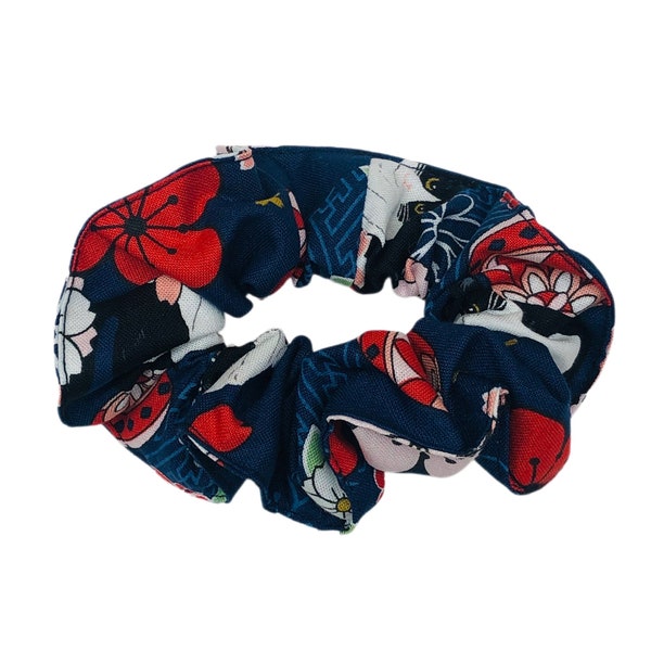 CHOUCHOU, accessoire cheveux, en tissu japonais