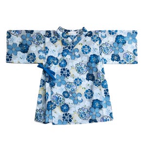 KIMONO bébé et enfant, tissu japonais, fleurs de sakura