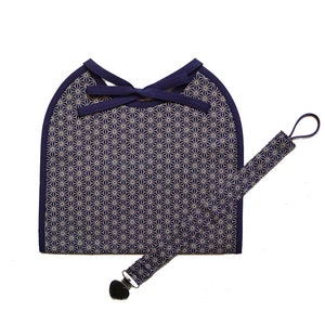 CADEAU DE NAISSANCE Bavoir + Attache tétine/doudou