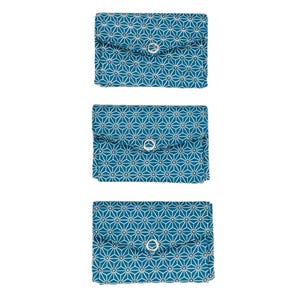 Origami PORTE MONNAIE, en tissu japonisant,