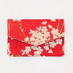 PORTE MONNAIE origami, en tejido japonés