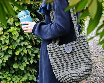 Crochet Pattern for Coffee to Go Shoulder Bag