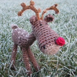 Crochet Pattern for Spangle the Reindeer