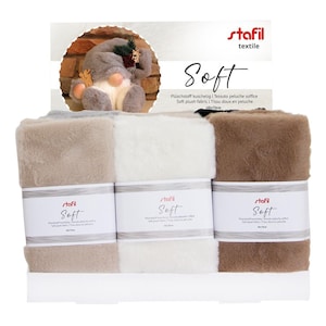 Soft Plush Fabric 48x70 cm 5 Colors Super Soft