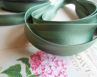 Satin Bias Tape Binding Sage Green Double Folded