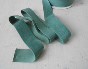 Velvet Ribbon Super Soft 5 Yards Sage Green 1" width