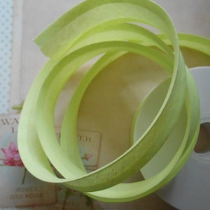 Sbieco di Cotone mm 25 metri 10 Verde Chiaro