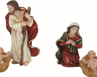 Nativity Set Holy Family 3 pcs Religious Figures Christmas Decoration