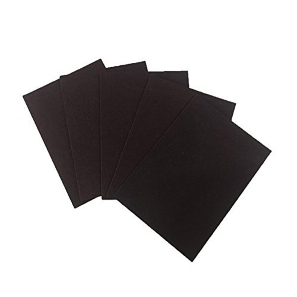 Feuilles de feutre 2 pcs Craft Thick Black Felt cm 20x30