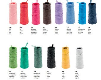 Raffia Crocheting Yarn 1/4" width 100 grams 105 meters