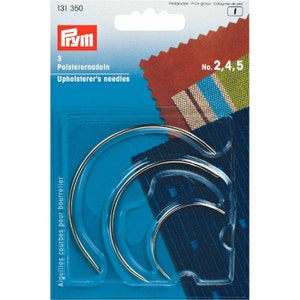 Upholstery Curved Needles Prym Set of 3