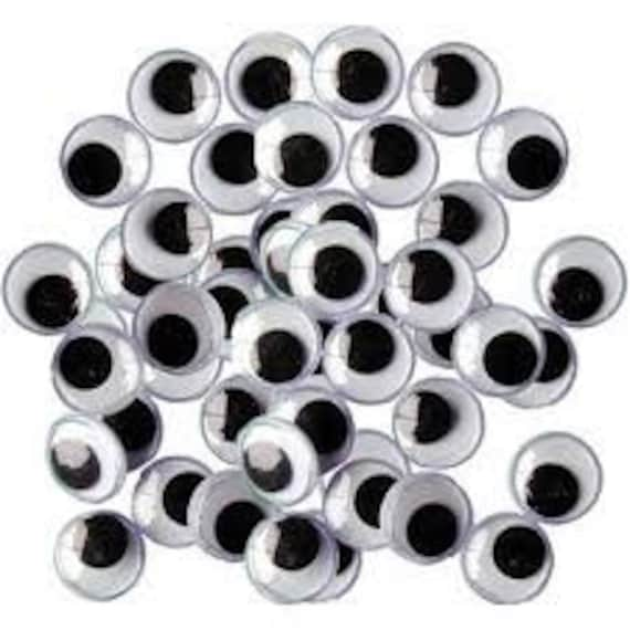 Moving Eyes Round 100 Pcs Plastic Eyes DIY Dolls Toys Puppets